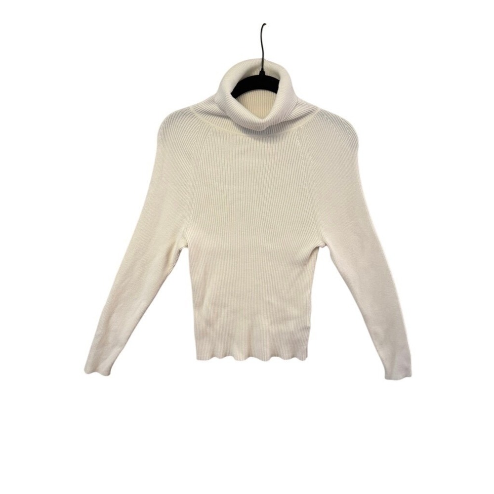 Banana Republic Ribbed Turtleneck Sweater Sz Large